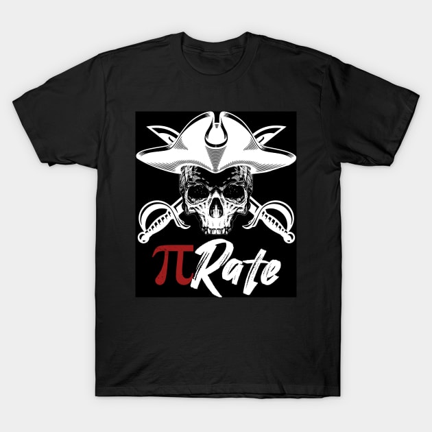 Pi rate Pi Shirt for international Pi Day T-Shirt by Mesyo